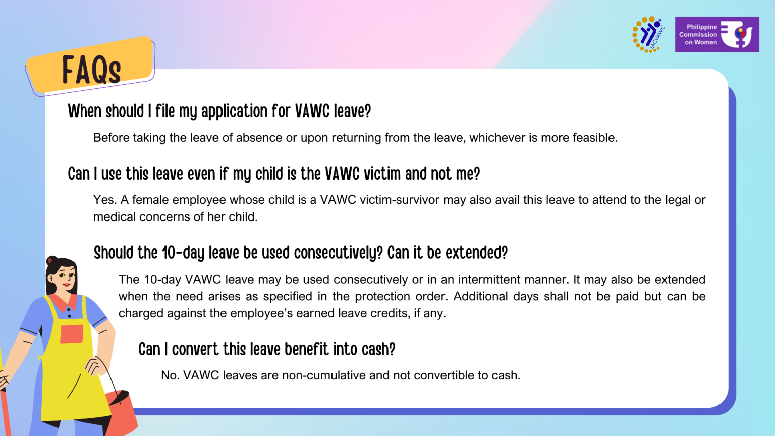 What is the 10-Day VAWC Leave? | Inter-Agency Council on Violence ...